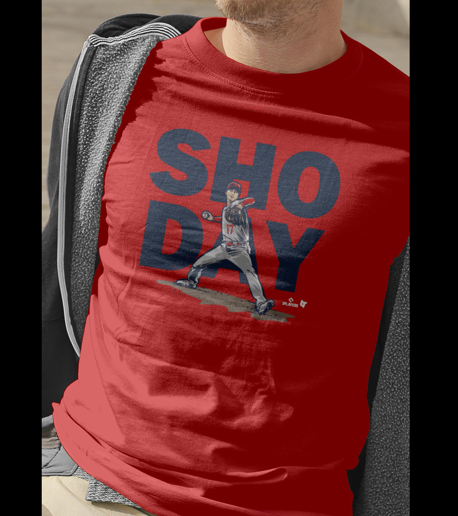SHO DAY MLB Players Pitching Number 17 T-Shirt