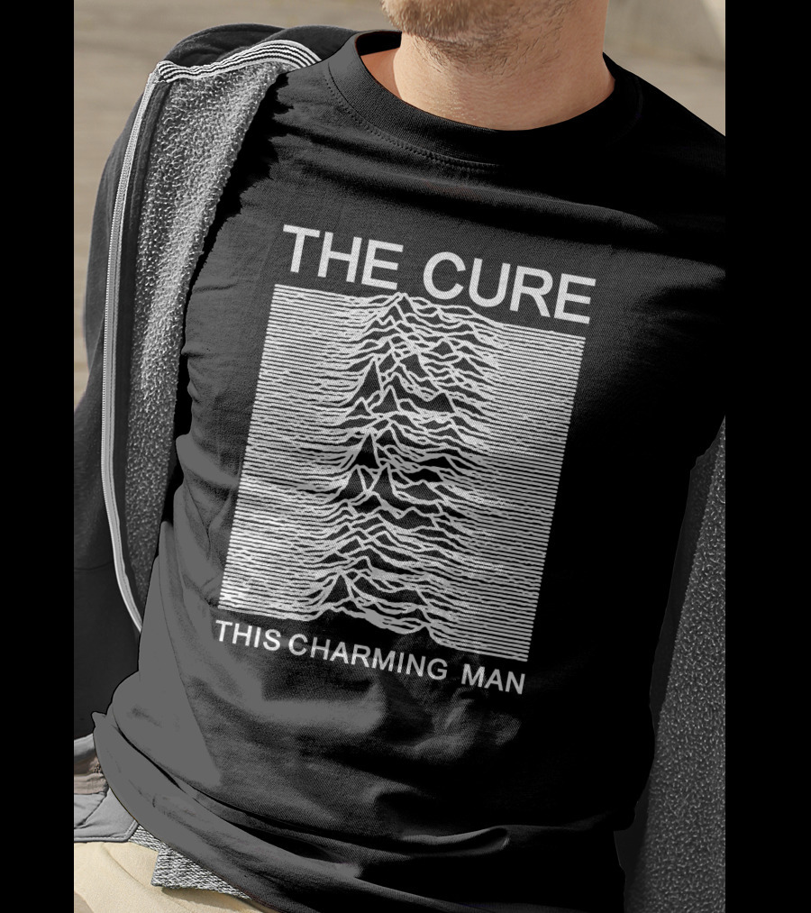 The Cure This Charming Man Joy Division Unknown Pleasures T-Shirt