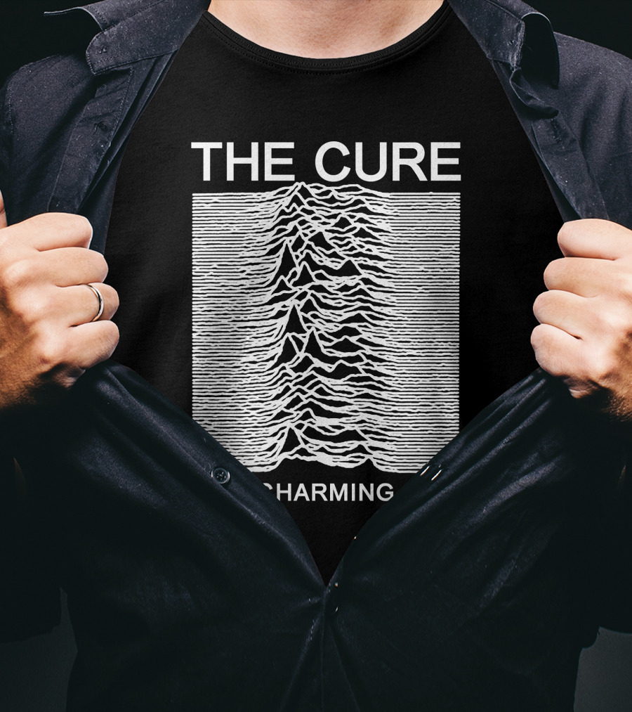 The Cure This Charming Man Joy Division Unknown Pleasures T-Shirt
