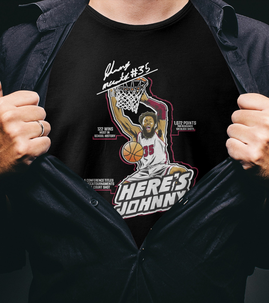 Johnny McCants Here’s Johnny 122 Wins Most In School History 1,072 Points 134 Blocks 4 Conference Titles 3 NCAA Tournaments 1 Half Court Shot T-Shirt