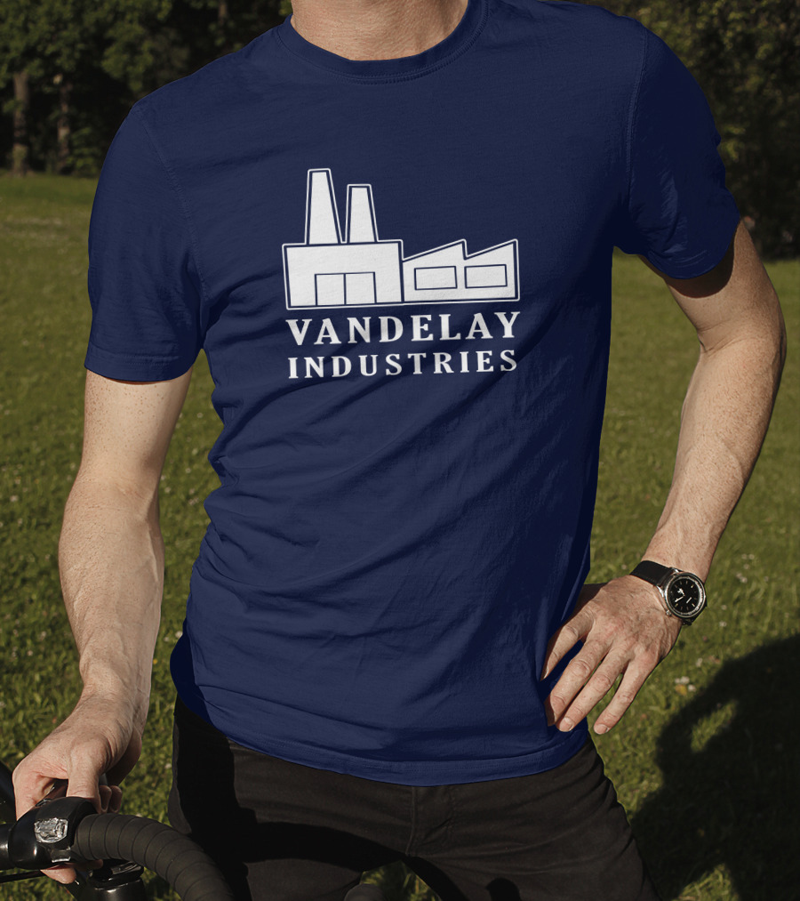 Seinfeldism Vandelay Industries Iconic Factory Logo Mashup The Vandelay T-Shirt