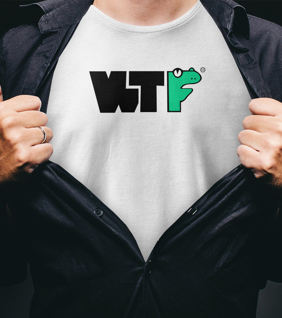 Gleam Store WTF What The Frog T-Shirt