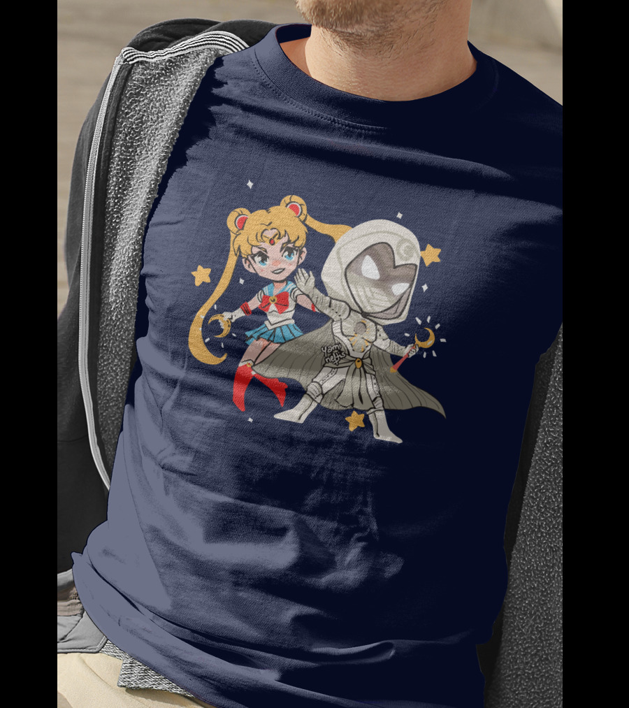 Gabi Sailor Moon Knight Yamineftis Crossover Fusion T-Shirt