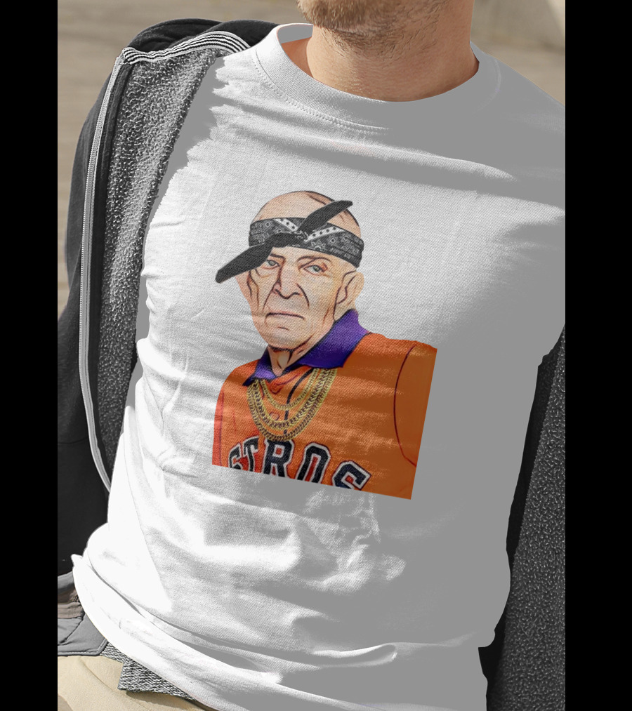Mattress Mack Astros Bandana Chains T-Shirt