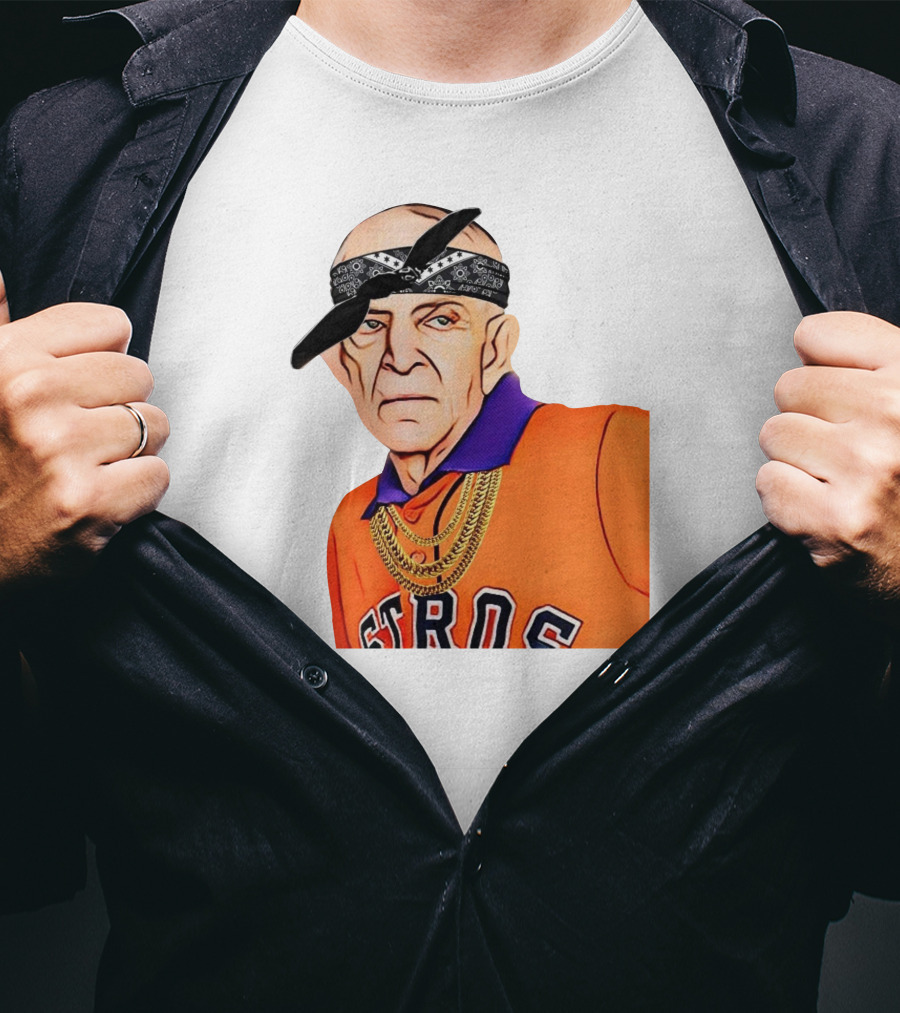 Mattress Mack Astros Bandana Chains T-Shirt