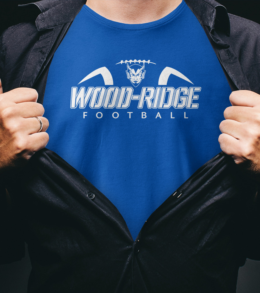 Wood-Ridge Football Blue Devils Team T-Shirt