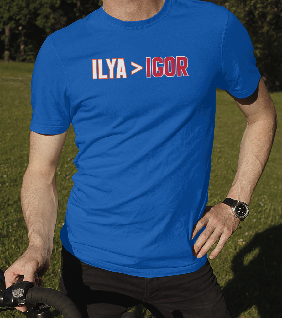 ILYA Greater Than IGOR Bold Rivalry T-Shirt