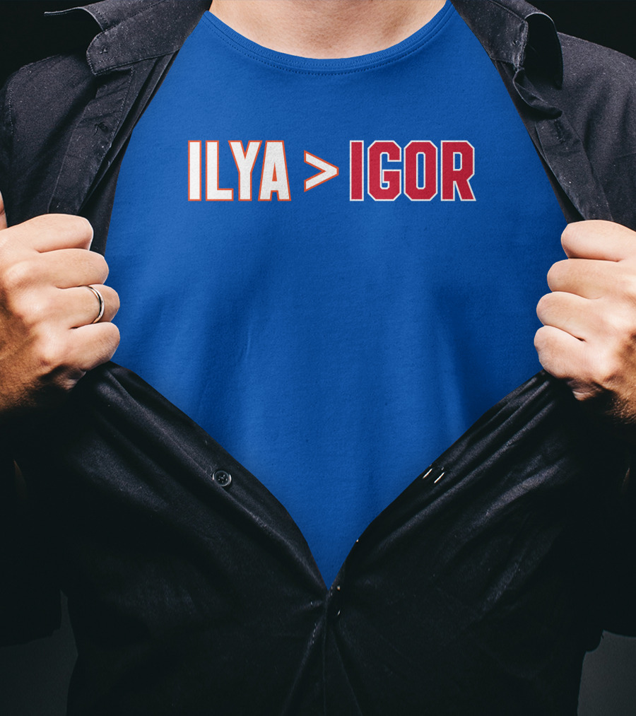 ILYA Greater Than IGOR Bold Rivalry T-Shirt