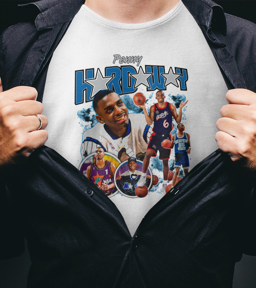 Penny Hardaway Sparkboyzco Merch NBA USA Basketball Memphis State T-Shirt