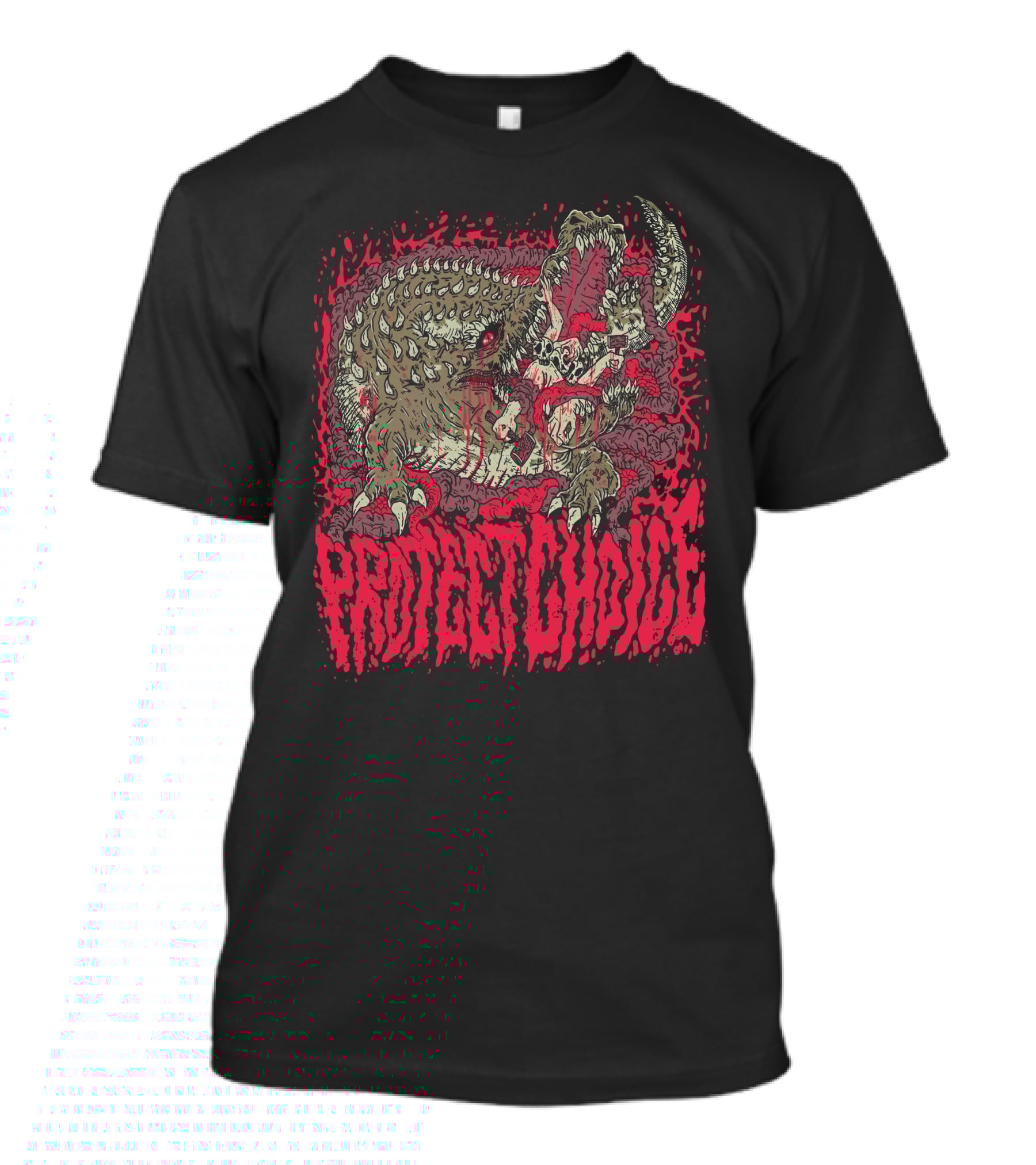 Protect Choice Fierce Gator Attack Scene T-Shirt