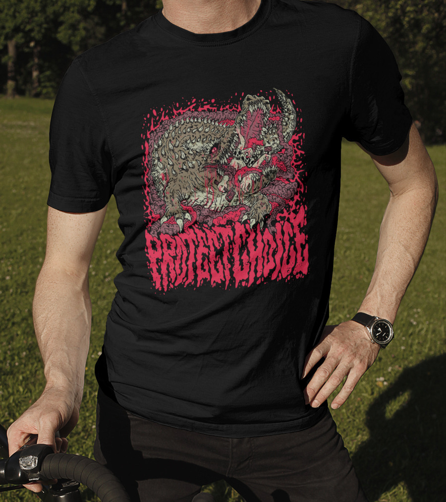 Protect Choice Fierce Gator Attack Scene T-Shirt