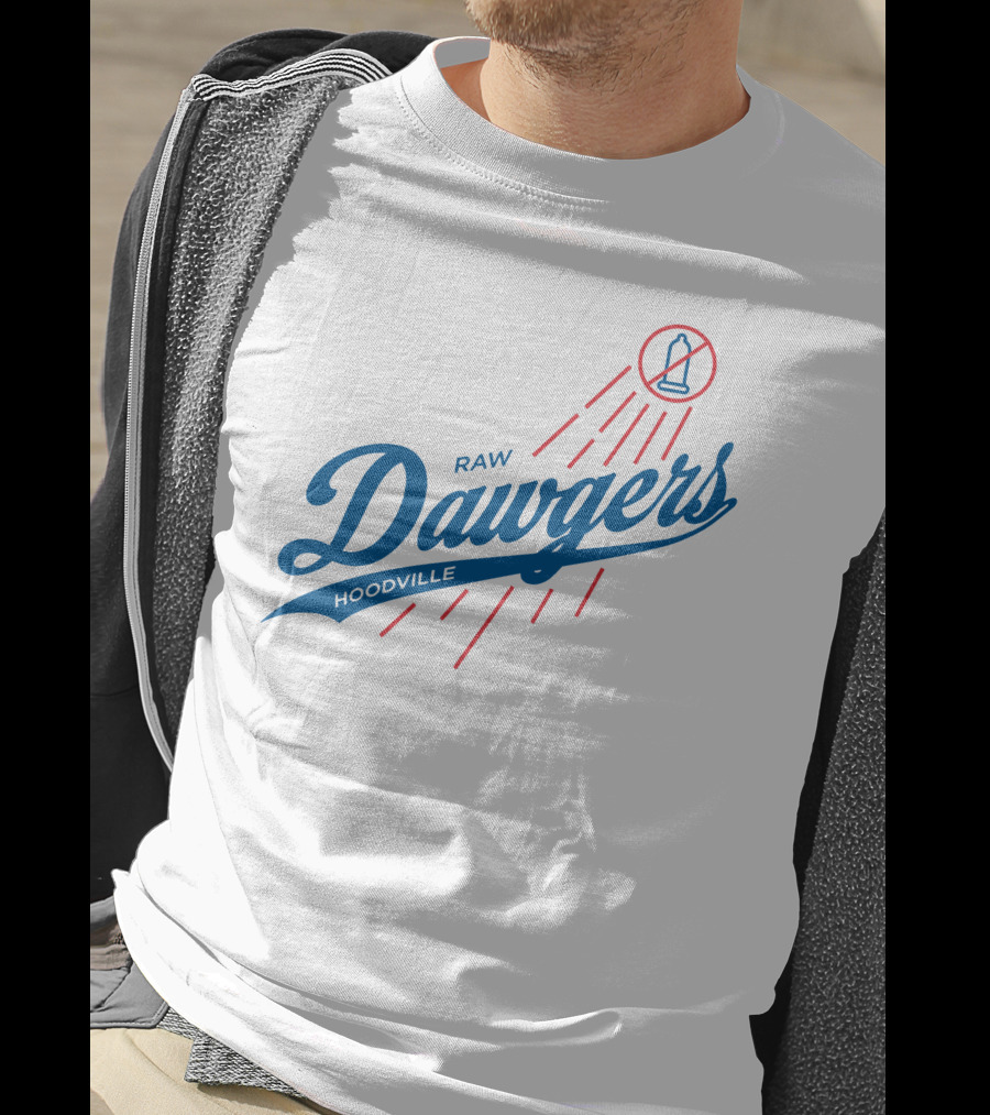 Raw Dawgers Hoodville No Bottles Sign T-Shirt