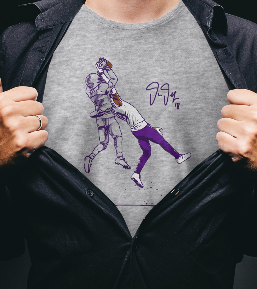 Justin Jefferson NFLPA Signature Catch Moment T-Shirt