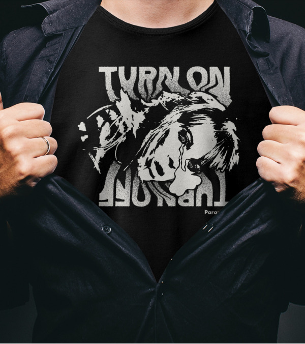 Paramore Turn On Turn Off Distressed Crying T-Shirt