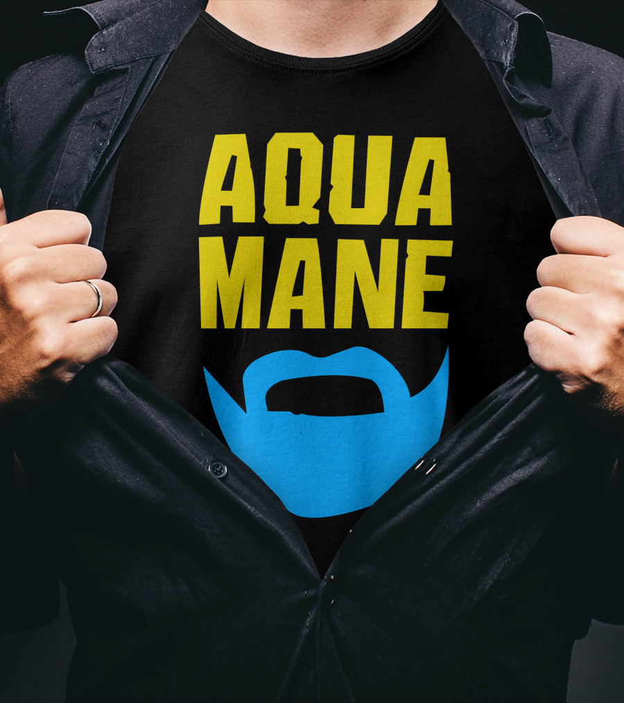 Memphis Grizzlies Aqua Mane Beard T-Shirt