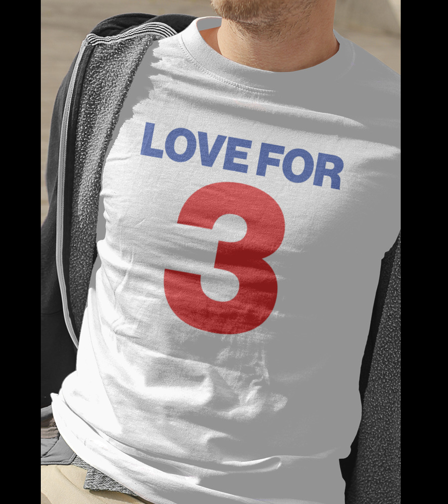 Sabres Love For 3 T-Shirt