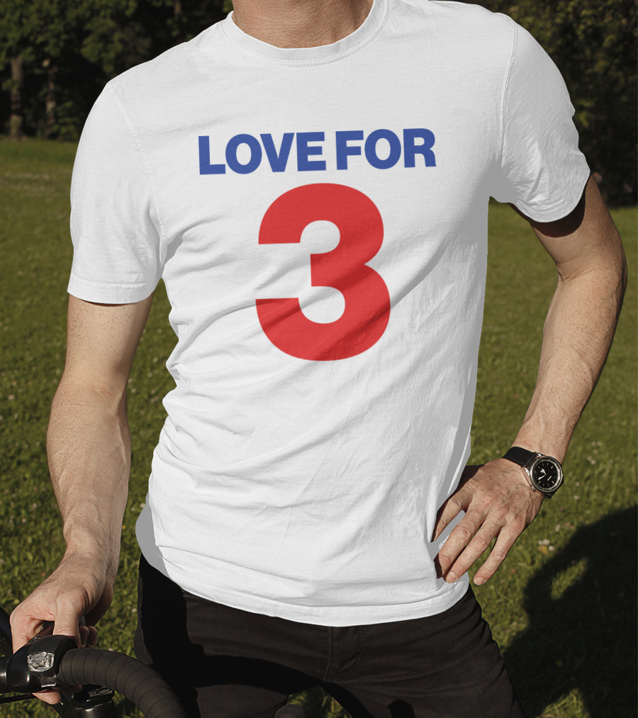 Sabres Love For 3 T-Shirt