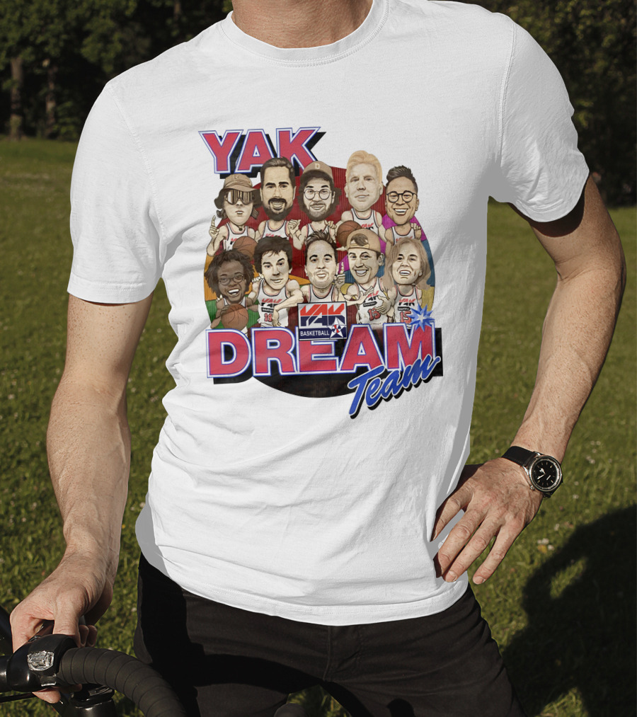 Yak Dream Team Basketball Van Fan T-Shirt