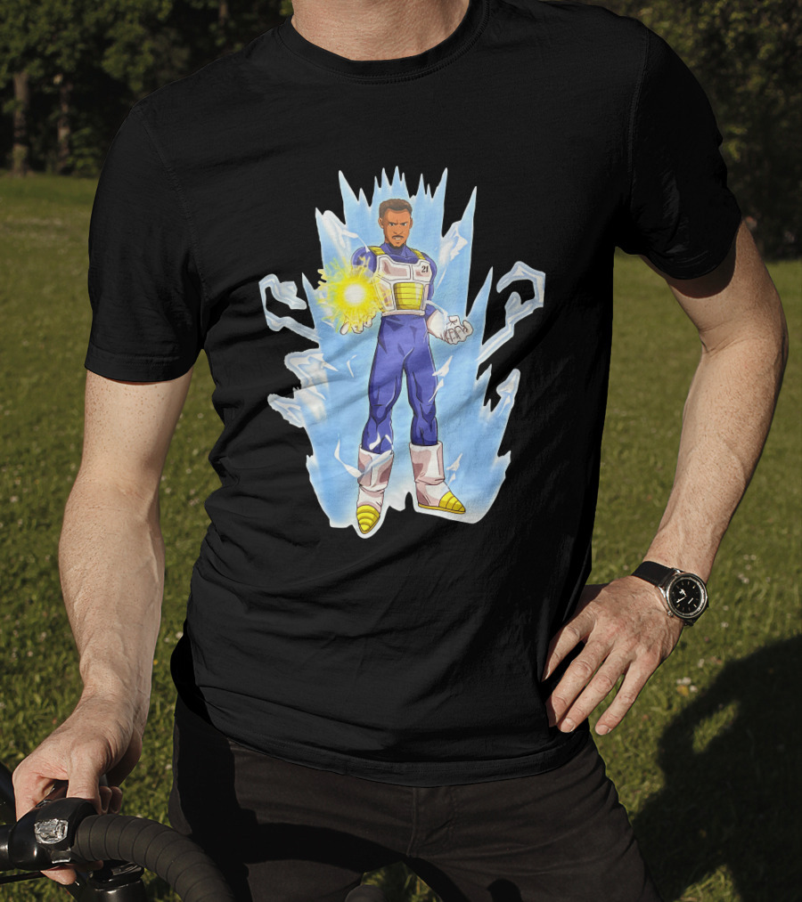 Daniel Gafford Dragon Ball Z Saiyan Warrior Energy Burst T-Shirt