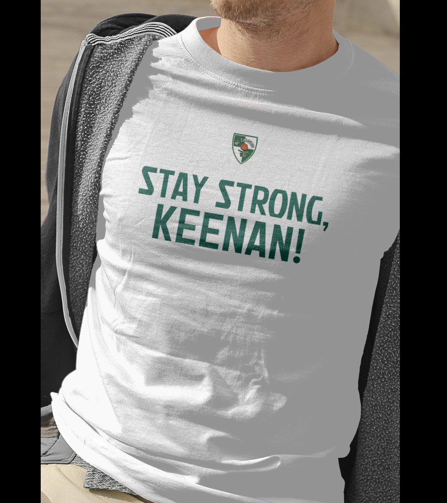 Stay Strong Keenan Zalgiris Kaunas Basketball Support T-Shirt
