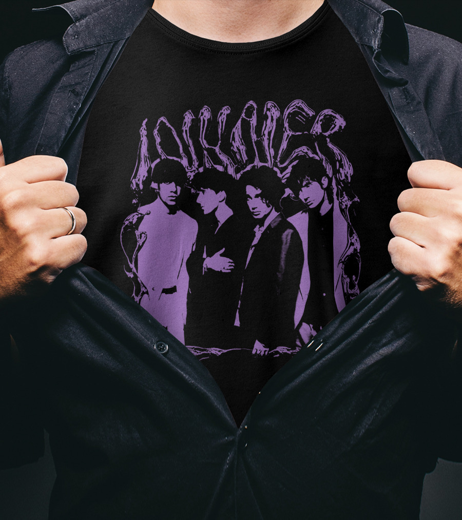 Inhaler Band Purple Photo T-Shirt