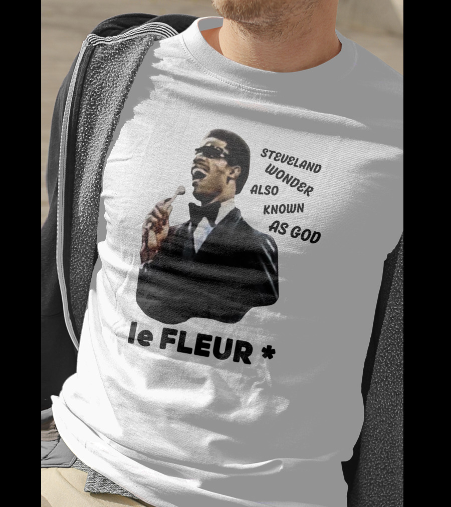 Steveland Wonder Also Known As God Le Fleur T-Shirt