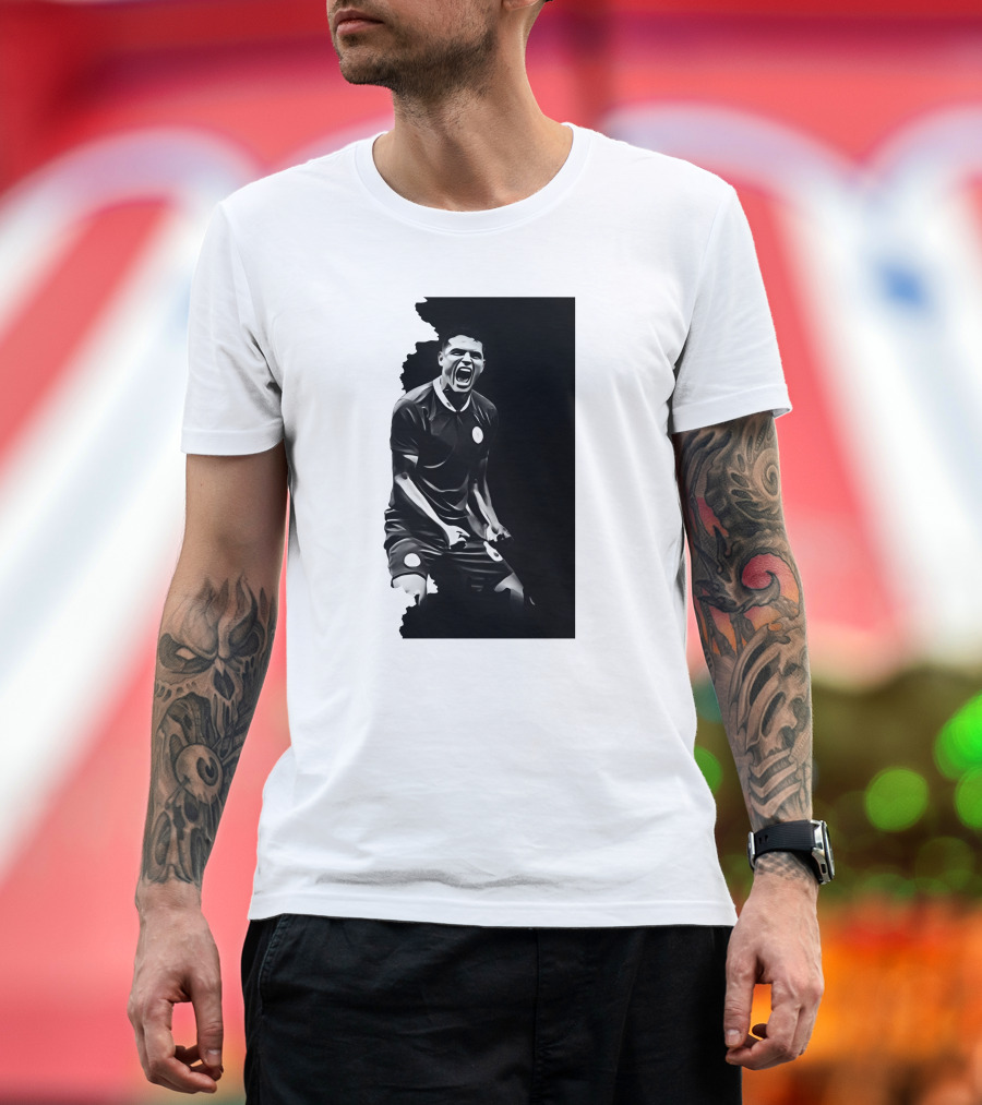O Monstro Soccer Celebration Iconic Athlete Performance T-Shirt