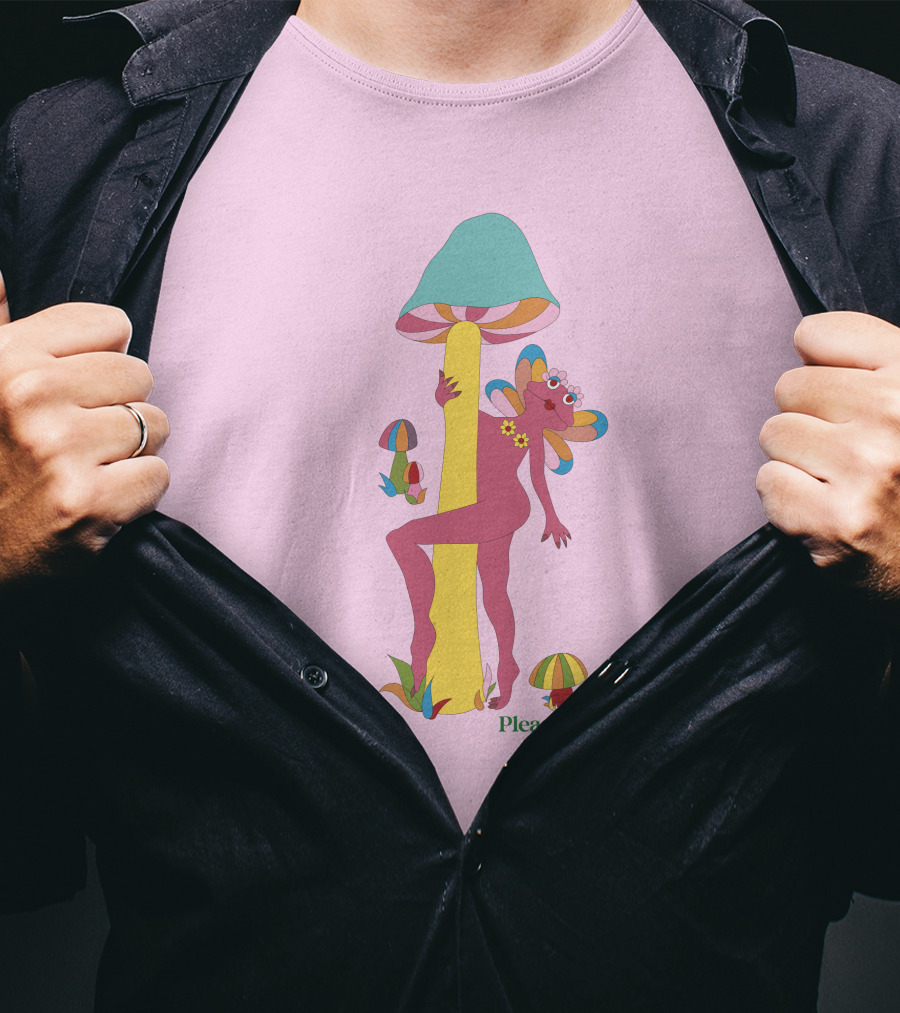 Pleasing Shroom Bloom Fairy With Mushrooms T-Shirt