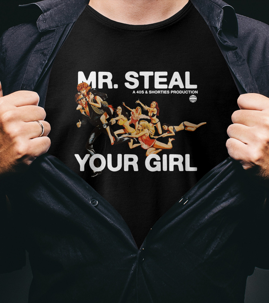 Mr Steal Your Girl A 40s And Shorties Production Angus Cloud T-Shirt