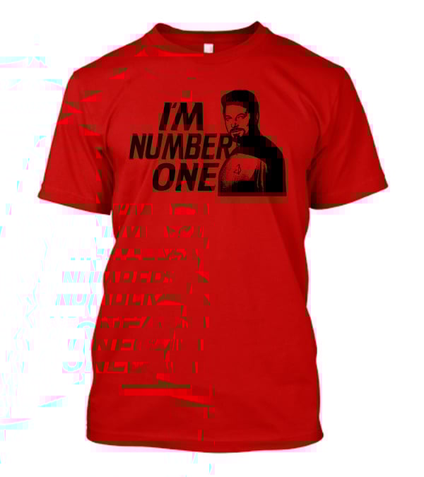Star Trek I'm Number One Jonathan Frakes Red Crewneck T-Shirt