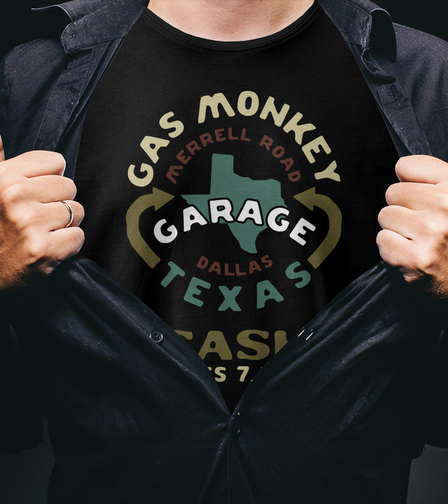 Gas Monkey Garage Texas Merrell Road Dallas Cash Sales 7 Days T-Shirt
