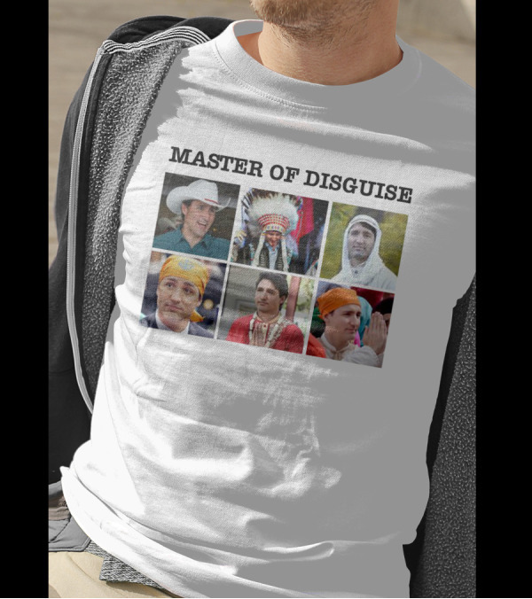 Master Of Disguise Collection Featuring Various Cultural Attire T-Shirt