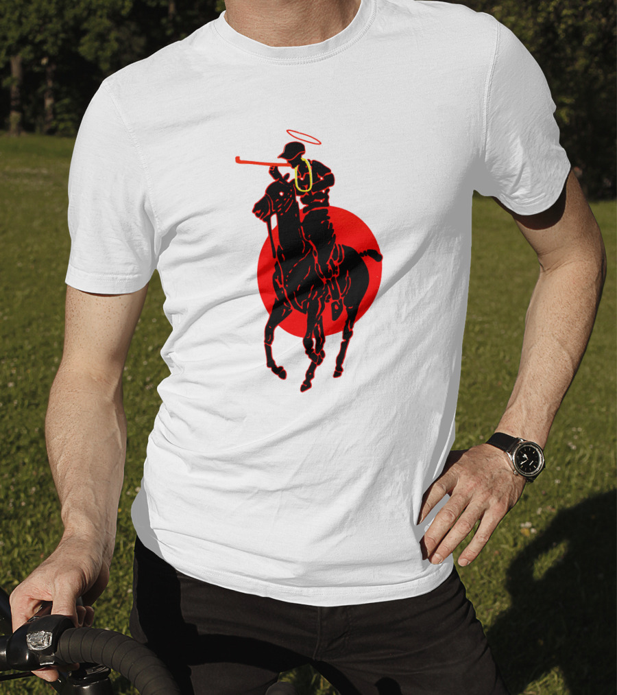 Soto Asa Merch Polo Player Halo Red Circle T-Shirt