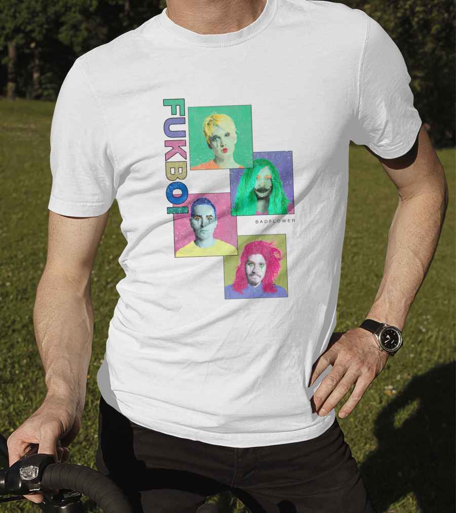 Badflower Fukboi Colorful Portraits T-Shirt