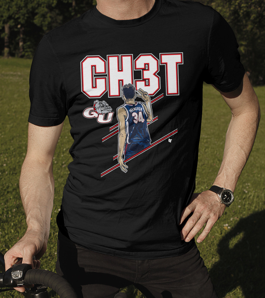 CH3T Gonzaga Holmgren 34 GU Bulldogs T-Shirt