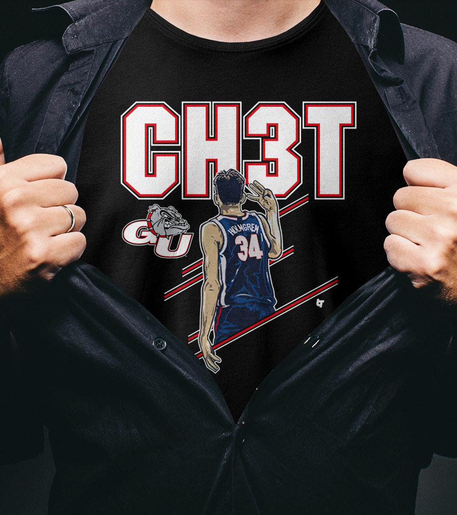 CH3T Gonzaga Holmgren 34 GU Bulldogs T-Shirt
