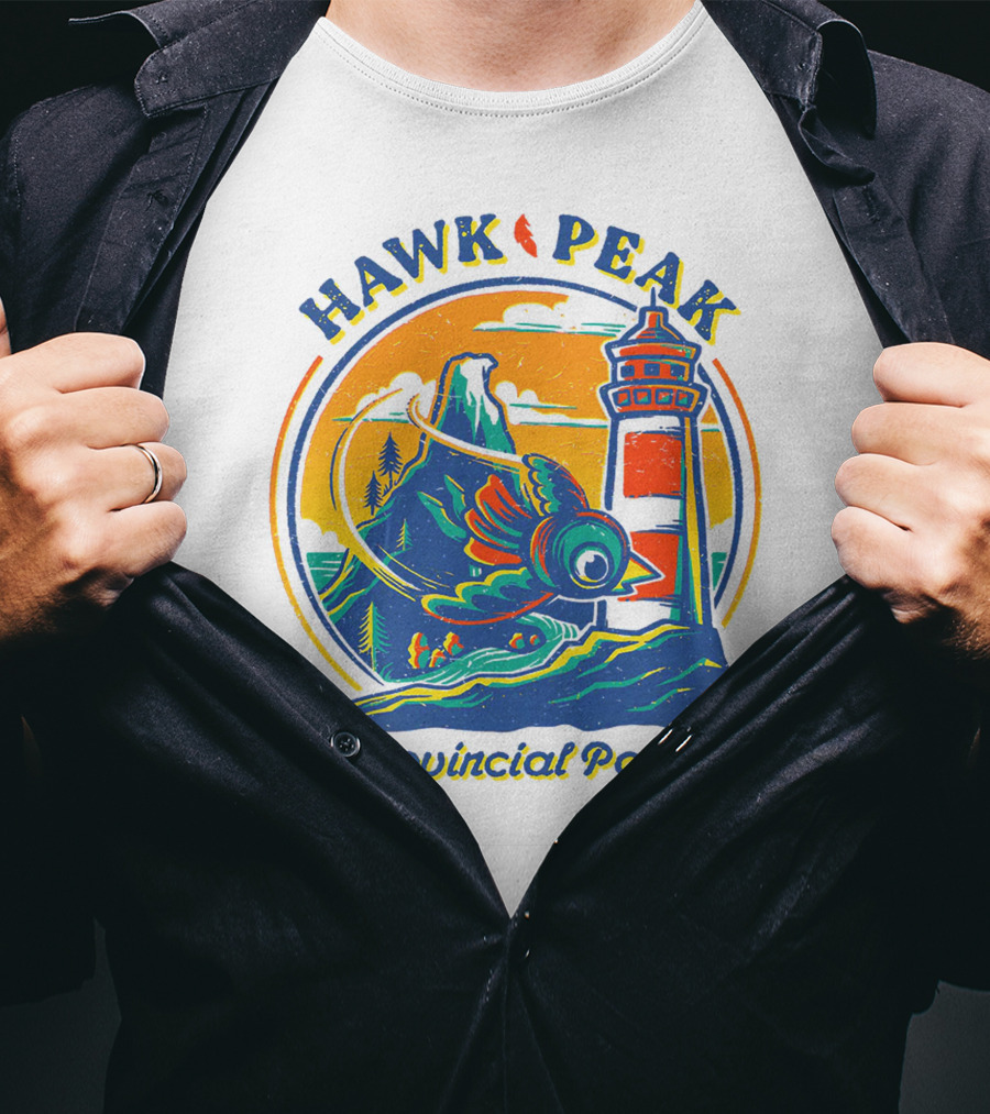 Hawk Peak Provincial Park Fangamer Merch T-Shirt