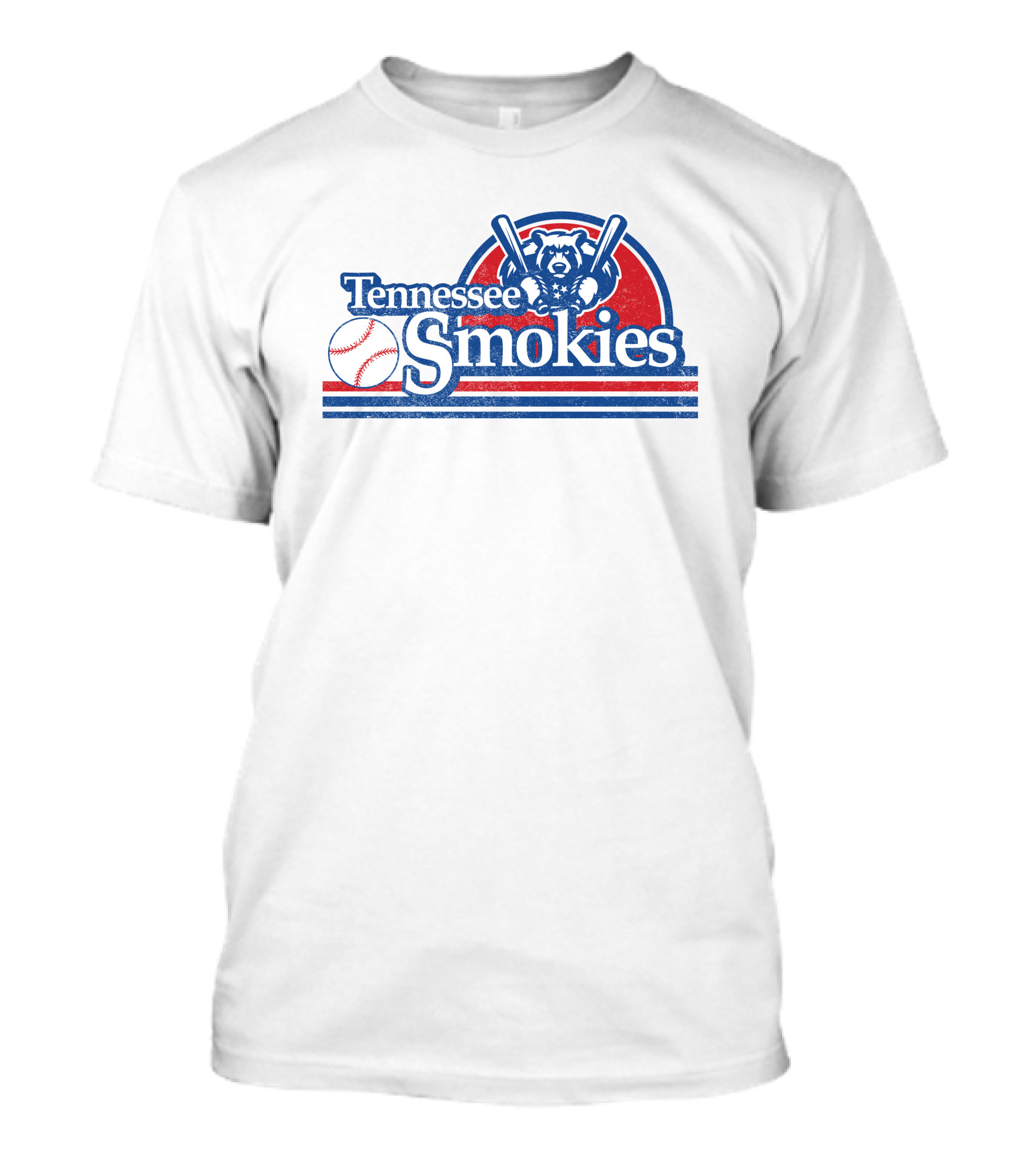 Tennessee Smokies Bear Baseball Retro T-Shirt