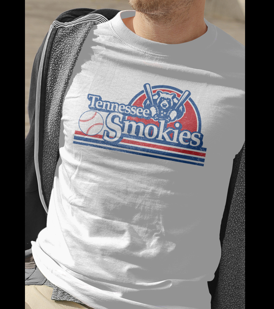 Tennessee Smokies Bear Baseball Retro T-Shirt