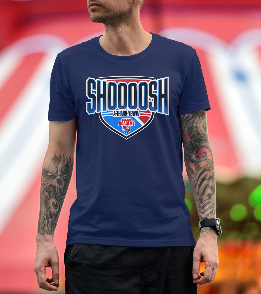 Alpha Academy Shoooosh A Thank Yeww Shield T-Shirt