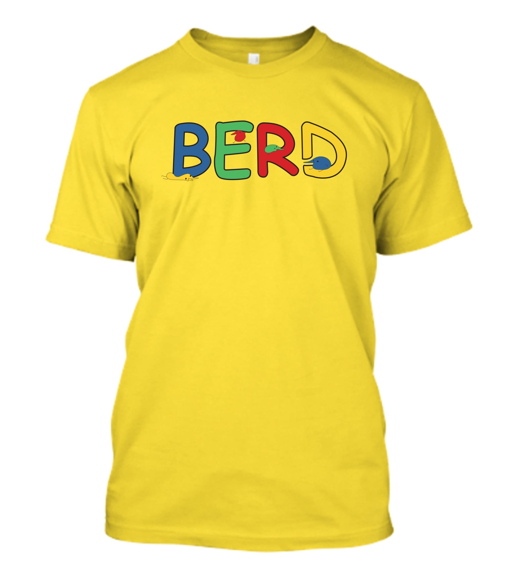 BERD Colorful Text With Mice Accents T-Shirt