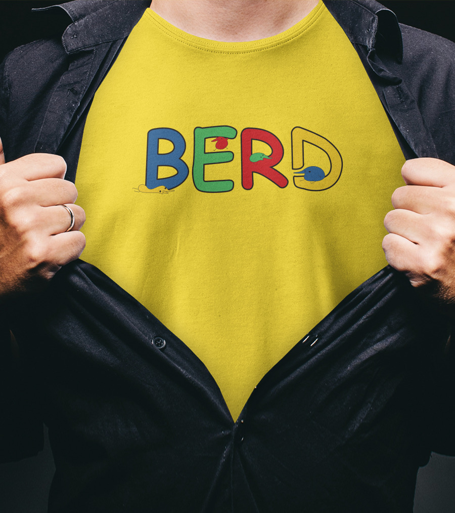 BERD Colorful Text With Mice Accents T-Shirt