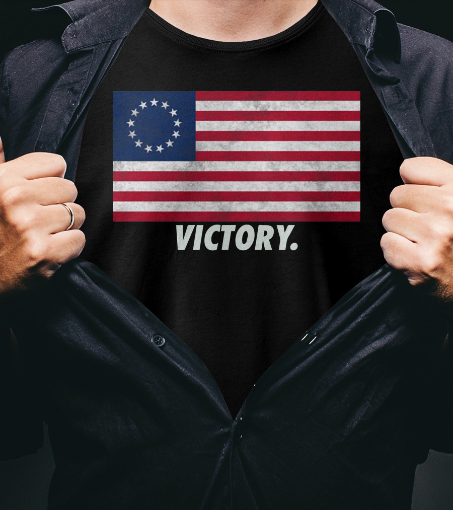 Betsy Ross Flag Victory T-Shirt