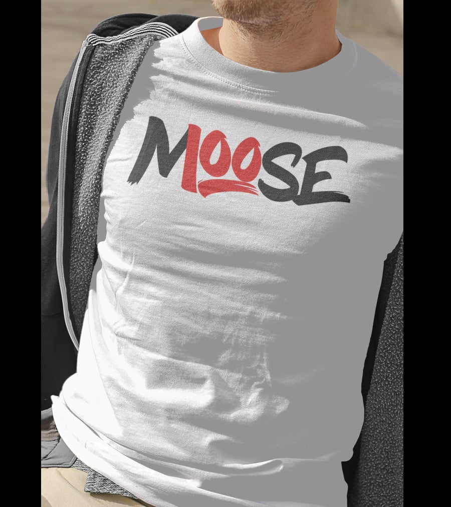 Moosecraft Merch Moose Red T-Shirt