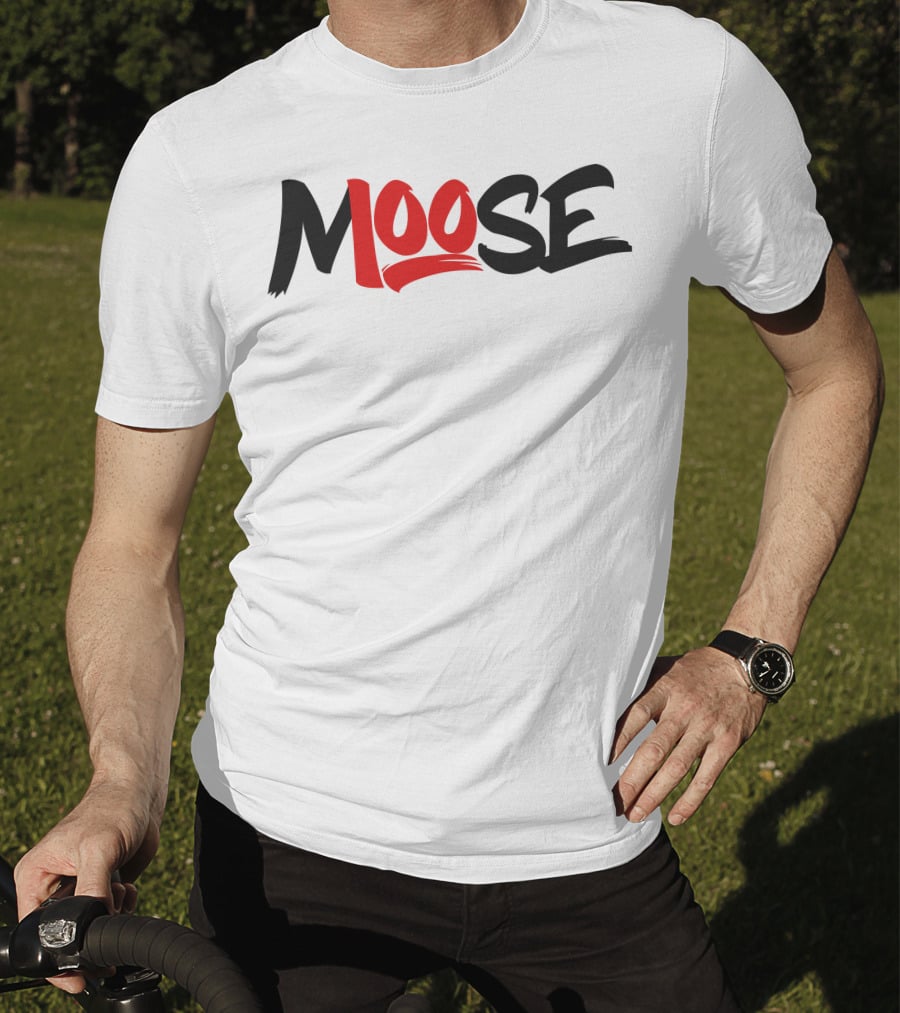Moosecraft Merch Moose Red T-Shirt