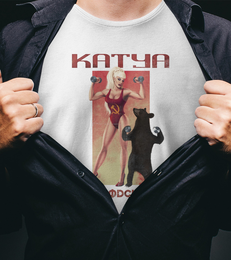Katya Zamolodchikova Fitness Soviet Bear T-Shirt
