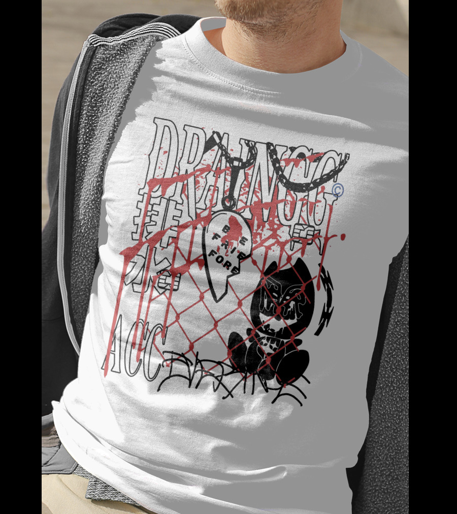 Drain Gang Acc Free Fall For T-Shirt