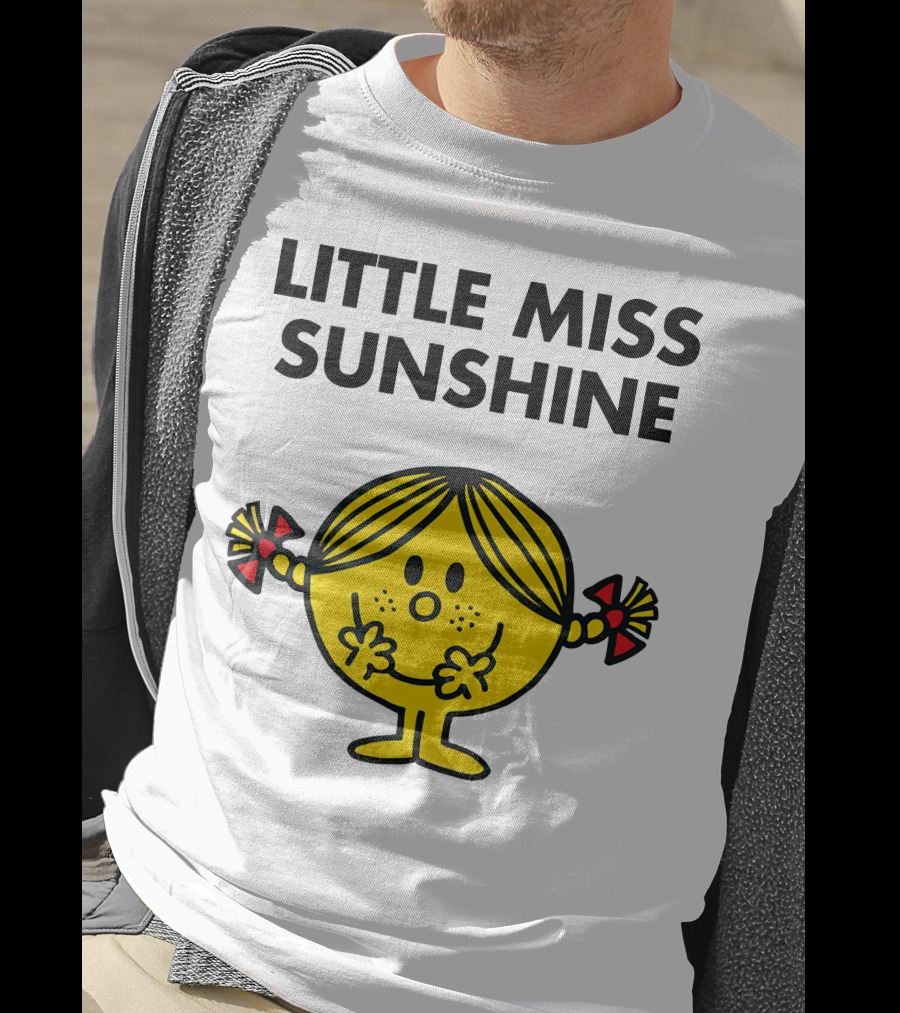 Little Miss Sunshine Character Poses With Pigtails And Smile T-Shirt