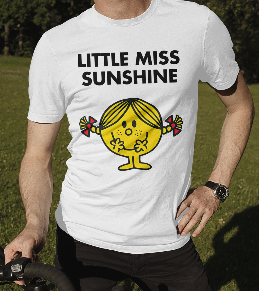 Little Miss Sunshine Character Poses With Pigtails And Smile T-Shirt