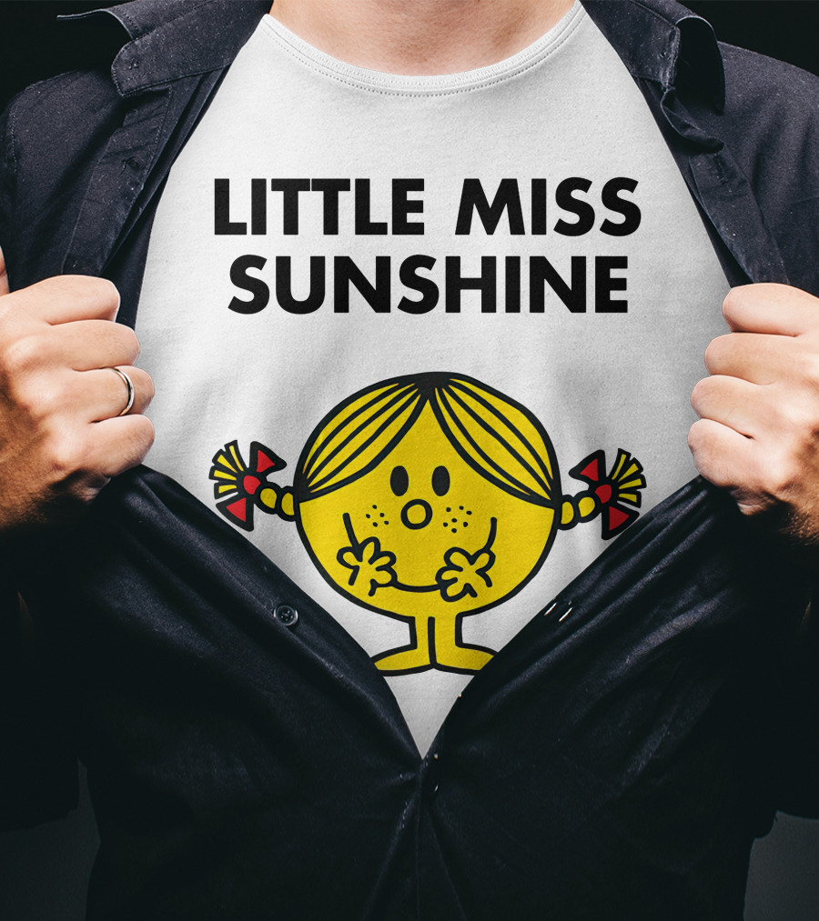 Little Miss Sunshine Character Poses With Pigtails And Smile T-Shirt